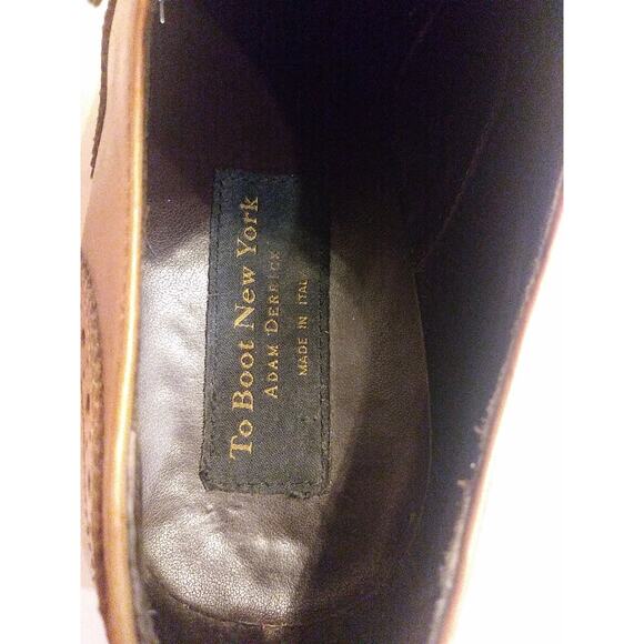To Boot New York Men\'s wingtop Brown Cap Toe Oxford 2215 Size 10.5